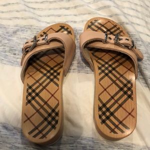 Auth Burberry Dr shoals style sandals 38